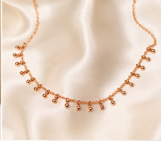 Luxury Rose Gold Starlight Charm Necklace
